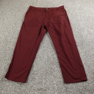 Rohan Pants Mens 40 Red Purple Grand Tour Chinos Trouser Outoodr Hiking UPF UV
